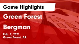 Green Forest  vs Bergman   Game Highlights - Feb. 2, 2021