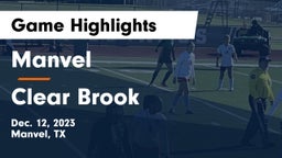 Manvel  vs Clear Brook  Game Highlights - Dec. 12, 2023