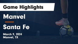 Manvel  vs Santa Fe  Game Highlights - March 9, 2024