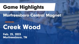 Murfreesboro Central Magnet vs Creek Wood  Game Highlights - Feb. 25, 2023