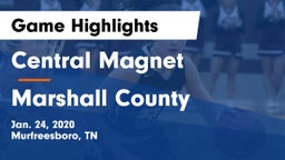Central Magnet vs Marshall County  Game Highlights - Jan. 24, 2020
