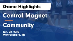 Central Magnet vs Community  Game Highlights - Jan. 28, 2020