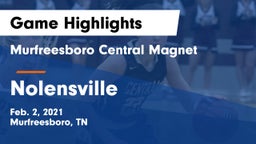 Murfreesboro Central Magnet vs Nolensville  Game Highlights - Feb. 2, 2021