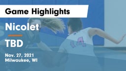 Nicolet  vs TBD Game Highlights - Nov. 27, 2021