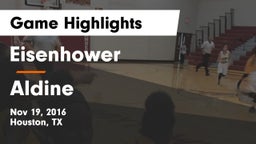 Eisenhower  vs Aldine  Game Highlights - Nov 19, 2016