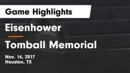 Eisenhower  vs Tomball Memorial Game Highlights - Nov. 16, 2017