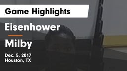 Eisenhower  vs Milby  Game Highlights - Dec. 5, 2017