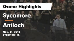 Sycamore  vs Antioch  Game Highlights - Nov. 14, 2018