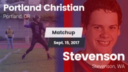 Matchup: Portland Christian vs. Stevenson  2017