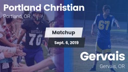 Matchup: Portland Christian vs. Gervais  2019