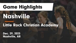 Nashville  vs Little Rock Christian Academy  Game Highlights - Dec. 29, 2023