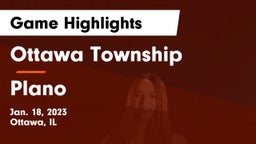 Ottawa Township  vs Plano  Game Highlights - Jan. 18, 2023
