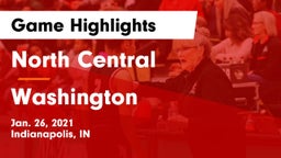 North Central  vs Washington  Game Highlights - Jan. 26, 2021