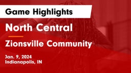 North Central  vs Zionsville Community  Game Highlights - Jan. 9, 2024