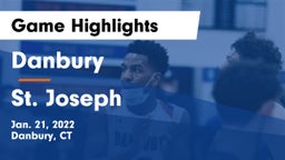 Danbury  vs St. Joseph  Game Highlights - Jan. 21, 2022