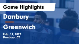 Danbury  vs Greenwich  Game Highlights - Feb. 11, 2022