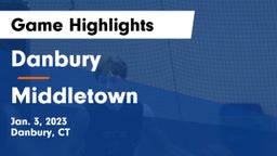 Danbury  vs Middletown  Game Highlights - Jan. 3, 2023
