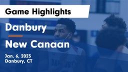 Danbury  vs New Canaan  Game Highlights - Jan. 6, 2023