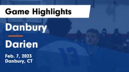 Danbury  vs Darien  Game Highlights - Feb. 7, 2023
