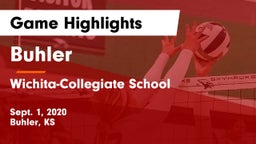 Buhler  vs Wichita-Collegiate School  Game Highlights - Sept. 1, 2020