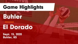 Buhler  vs El Dorado  Game Highlights - Sept. 15, 2020