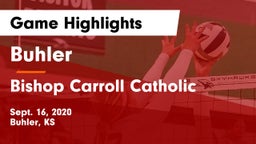 Buhler  vs Bishop Carroll Catholic  Game Highlights - Sept. 16, 2020