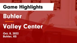 Buhler  vs Valley Center Game Highlights - Oct. 8, 2022