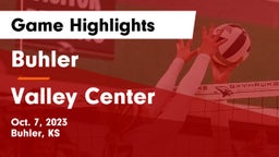 Buhler  vs Valley Center  Game Highlights - Oct. 7, 2023