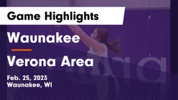 Waunakee  vs Verona Area  Game Highlights - Feb. 25, 2023