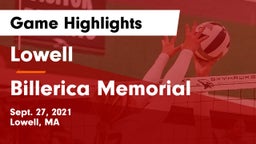 Lowell  vs Billerica Memorial  Game Highlights - Sept. 27, 2021