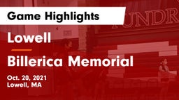 Lowell  vs Billerica Memorial  Game Highlights - Oct. 20, 2021