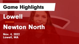 Lowell  vs Newton North  Game Highlights - Nov. 4, 2022