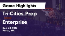 Tri-Cities Prep  vs Enterprise Game Highlights - Dec. 30, 2017