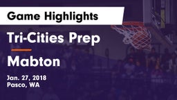 Tri-Cities Prep  vs Mabton Game Highlights - Jan. 27, 2018