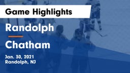 Randolph  vs Chatham  Game Highlights - Jan. 30, 2021
