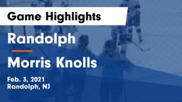 Randolph  vs Morris Knolls  Game Highlights - Feb. 3, 2021