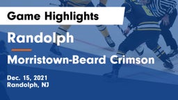 Randolph  vs Morristown-Beard Crimson Game Highlights - Dec. 15, 2021