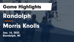 Randolph  vs Morris Knolls  Game Highlights - Jan. 14, 2023