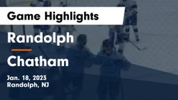 Randolph  vs Chatham  Game Highlights - Jan. 18, 2023