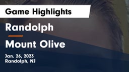 Randolph  vs Mount Olive  Game Highlights - Jan. 26, 2023