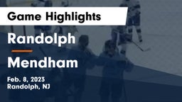 Randolph  vs Mendham  Game Highlights - Feb. 8, 2023