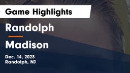 Randolph  vs Madison  Game Highlights - Dec. 14, 2023