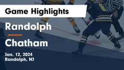 Randolph  vs Chatham  Game Highlights - Jan. 12, 2024
