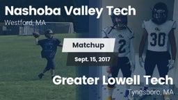 Matchup: Nashoba Valley Tech vs. Greater Lowell Tech  2017