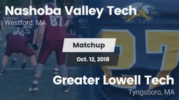 Matchup: Nashoba Valley Tech vs. Greater Lowell Tech  2018