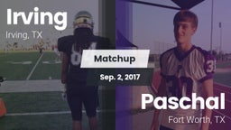 Matchup: Irving  vs. Paschal  2017