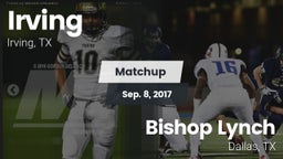 Matchup: Irving  vs. Bishop Lynch  2017