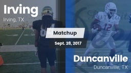 Matchup: Irving  vs. Duncanville  2017