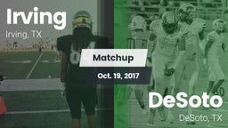 Matchup: Irving  vs. DeSoto  2017