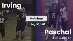 Matchup: Irving  vs. Paschal  2019